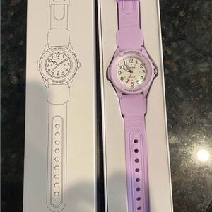 Purple Analog Watch for Nurse